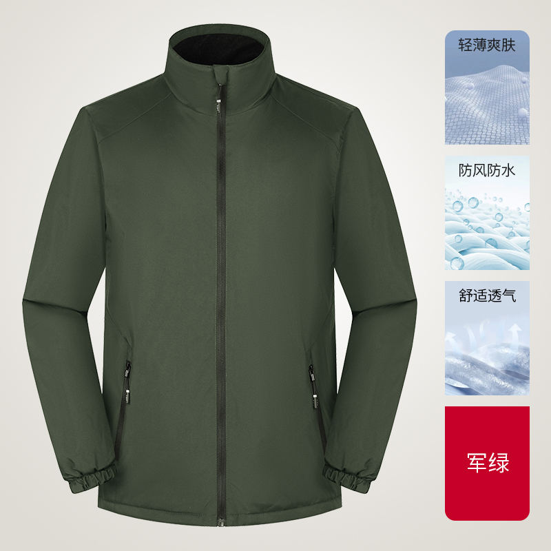 立领加厚一体冲锋衣外套户外防水西藏登山服H09-JCL8811图2