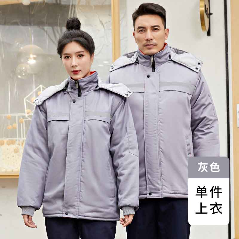 涤纶一体工作服上衣H29-8605图3