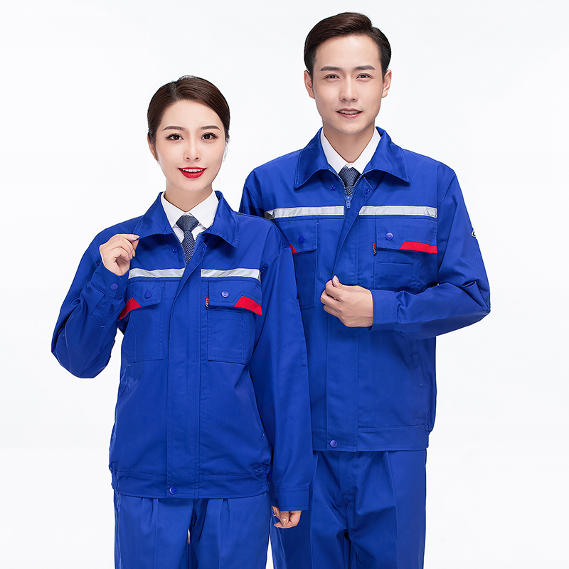 反光条防静电工程服长袖工装AQS-2189套装图3